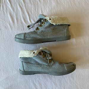 Toms fleece lined botas - 8.5